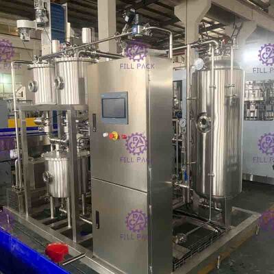 सीओ 2 पेय के साथ उच्च अनुपात नरम पेय बनाने की मशीन 9000 एल / एच