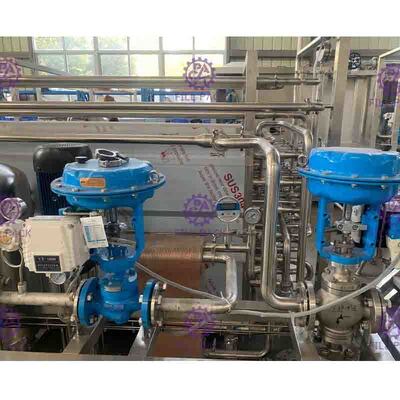 3T/H UHT प्लेट टाइप स्टेरलाइजर मशीन आसान ऑपरेशन
