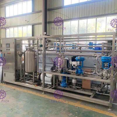 3T/H UHT प्लेट टाइप स्टेरलाइजर मशीन आसान ऑपरेशन