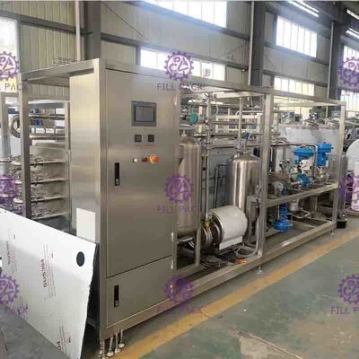3T/H UHT प्लेट टाइप स्टेरलाइजर मशीन आसान ऑपरेशन