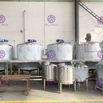 आंदोलक के साथ स्टीम जैकेट ताप रस प्रसंस्करण उपकरण