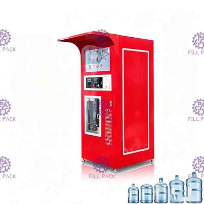 सिक्का और बिल शुद्ध पानी की बोतल वेंडिंग मशीन 10L/मिनट 550W 0.5MPA