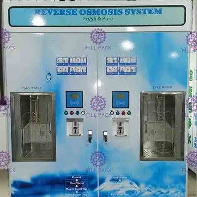 4040 झिल्ली के साथ खनिज आरओ वाटर वेंडिंग मशीन 9 चरण