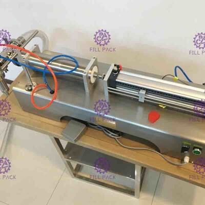 सिंगल हेड लिक्विड फिलिंग मशीन सेमी-ऑटो हाई स्पीड इजी ऑपरेशन