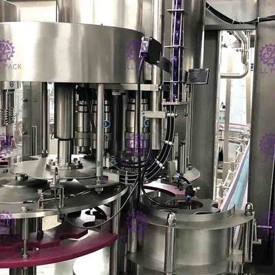 2L मोनोब्लॉक वाटर रिंसिंग फिलिंग कैपिंग मशीन पीईटी बोतल शुद्ध पेय 0.5Mpa