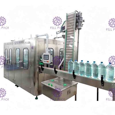 3L / 5L / 10L प्लास्टिक बोतल पानी भरने की मशीन खनिज 3 1 1500BPH में