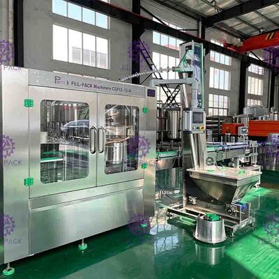 एसजीएस 0.3L 4000BPH स्वचालित मिनरल वाटर बॉटलिंग मशीन