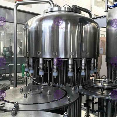 6000BPH 2000ml स्वचालित 3 1 शुद्ध पानी भरने की मशीन में