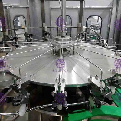 12 - 12 - 5 मोनोबलॉक 5 एल बेल्ट स्नेहन समारोह के साथ तरल भरने मशीनें