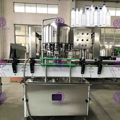 SUS304 पेयजल 500 मिलीलीटर मोनोब्लॉक तरल पानी भरने की मशीन
