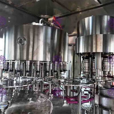 हाई स्पीड मिनरल वाटर फिलिंग मशीन, ऑटोमैटिक 18 हेड्स मोनोब्लॉक मशीन