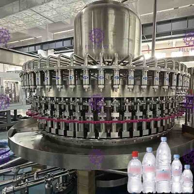 स्वचालित शुद्ध पानी भरने की मशीन 20000BPH 40 सिर सामान्य दबाव