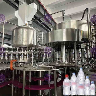 स्वचालित शुद्ध पानी भरने की मशीन 20000BPH 40 सिर सामान्य दबाव