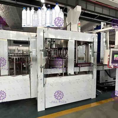 स्वचालित शुद्ध पानी भरने की मशीन 20000BPH 40 सिर सामान्य दबाव
