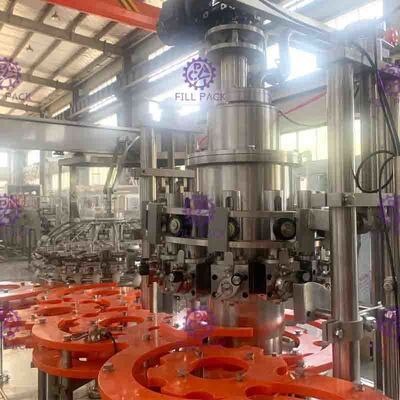 पूरी तरह से स्वचालित Monoblock गरम भरने की मशीन फलों का रस प्रसंस्करण उपकरण 0.3L - 2 एल