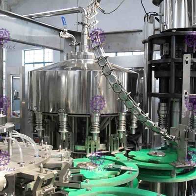 4.2KW पूर्ण स्वचालित गैर गैस कांच ग्लास बोतल के लिए मशीन भरने पी