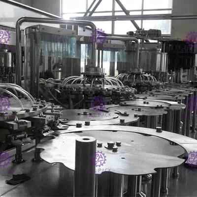 Monoblock तरल भरने की मशीन, 1 में 1 प्लास्टिक की बोतल लुगदी रस भराव