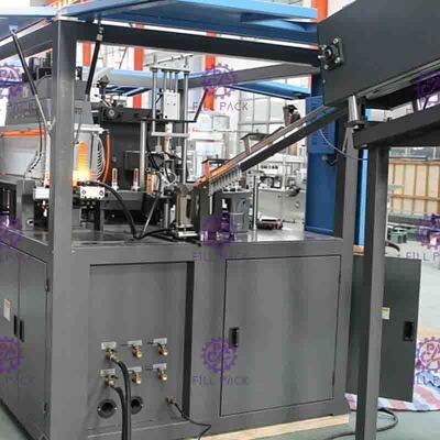 जूस प्रोसेसिंग लाइन के लिए दो कैविटी 0.1-2L पीईटी बोतल ब्लोइंग मशीन