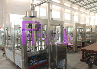 शीर्ष कवर किए गए हेजियन पीईटी बोतल पानी भरने की मशीन 15000BPH 32 प्रमुख पीएलसी ऑपरेशन