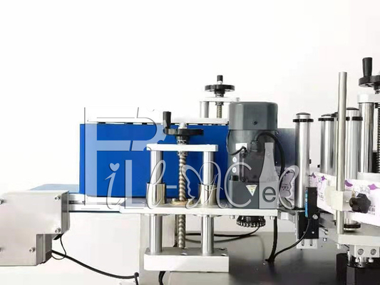 ISO9001 तालिका प्रकार स्टिकर लेबलिंग मशीन गोल बोतलें लेबल निर्माता मशीन