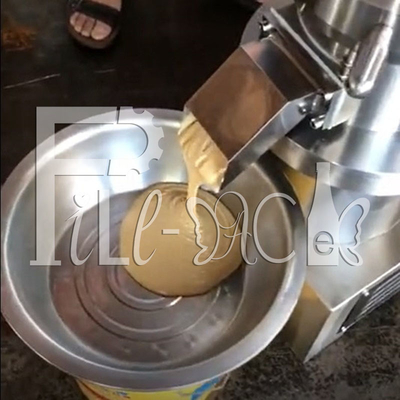 SUS304 स्टेनलेस स्टील कोलाइड मिल, मूंगफली का मक्खन प्रसंस्करण ब्लेंडर मशीन