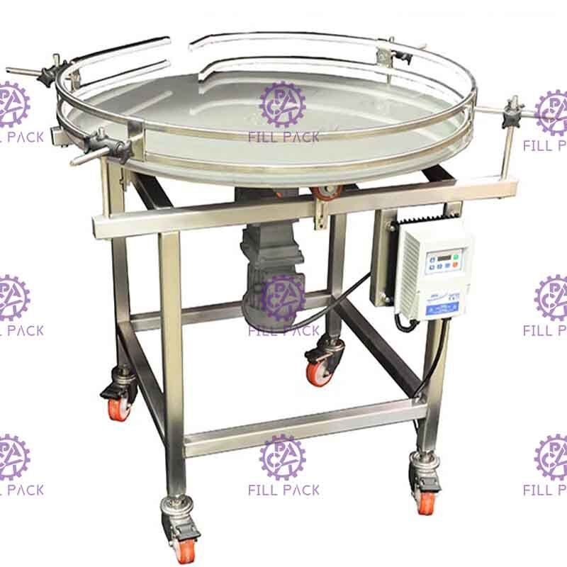 अर्ध स्वचालित ग्लास बोतल छंटनी मशीन रोटरी प्रकार जल उत्पादन लाइन के लिए