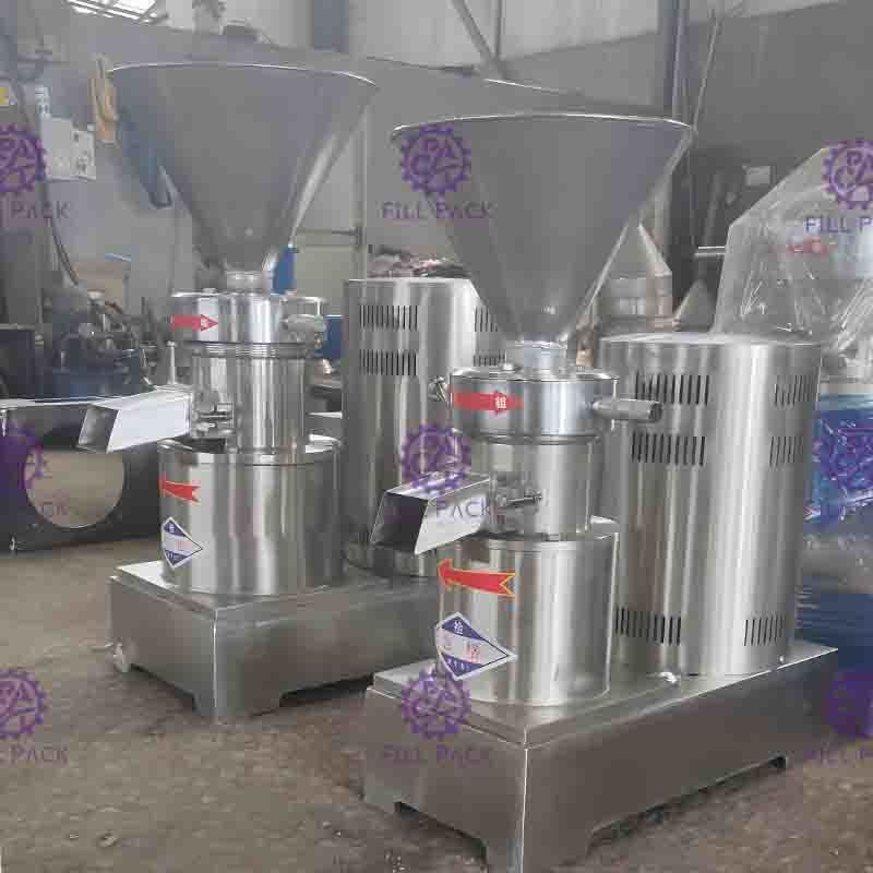 कार्यक्षेत्र प्रकार SUS304 मूंगफली तिल का मक्खन प्रसंस्करण मशीन