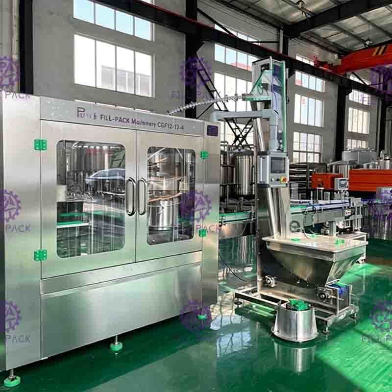 एसजीएस 0.3L 4000BPH स्वचालित मिनरल वाटर बॉटलिंग मशीन