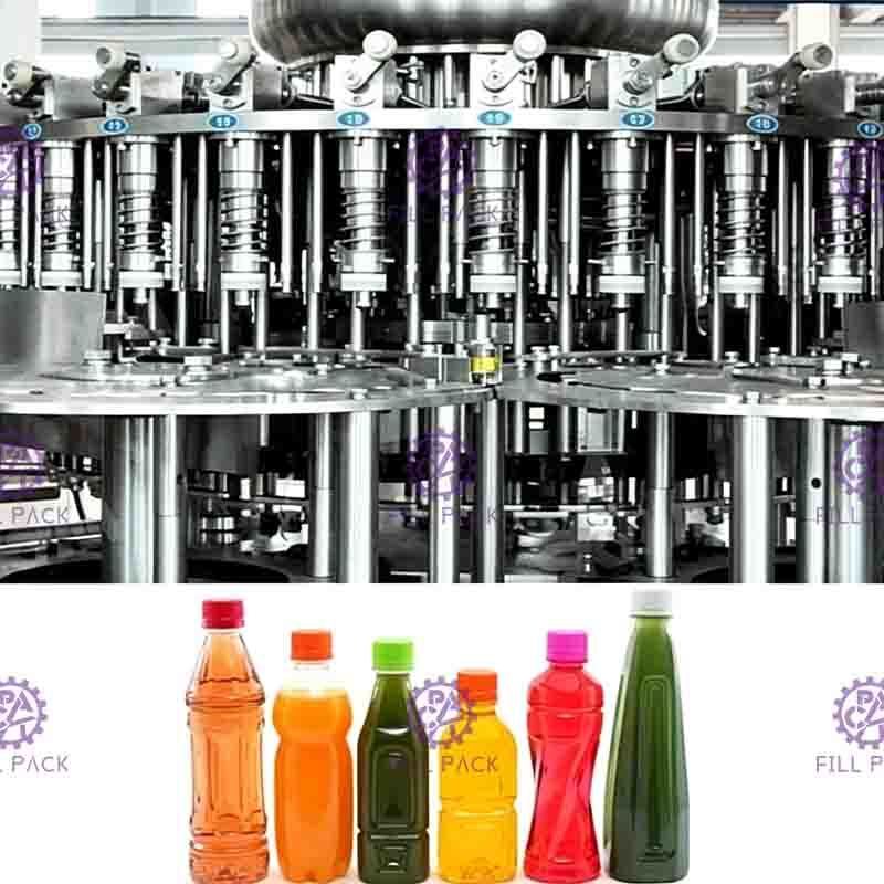 SUS304 2L ग्लास बोतल फल का रस पैकिंग मशीन Homogenizer के साथ 4000BPH